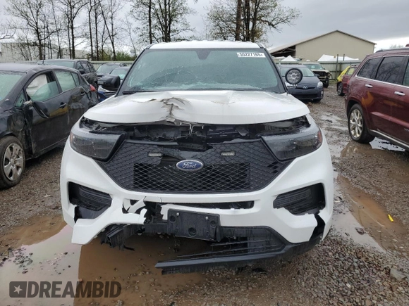 2022 Ford Police Interceptor Utility z VIN 1FM5K8AW9NNA13773, wystawiony jako Copart lot #55227165 z przebiegiem 47 645 mil mil oraz Szkoda całkowita • Salvage title. Historia ofert i sprzedaży dostępna na DreamBid. Obrazek 5.