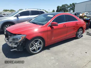 2014 Mercedes-Benz CLA 250 with VIN WDDSJ4EB1EN093666, listed as a Copart auction lot 61816735 with 134,771 mi miles and Salvage title. Bid and sale history available at DreamBid. Image 1.