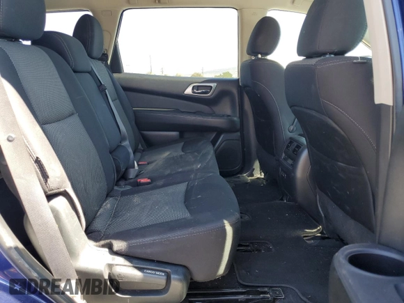 2019 Nissan Pathfinder S with VIN 5N1DR2MM6KC592579, listed as a Copart auction lot 63622475 with 150,248 mi miles and Salvage title. Bid and sale history available at DreamBid. Image 11.