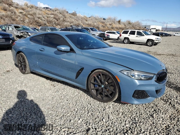 2019 BMW 8 Series M850i xDrive z VIN WBABC4C56KBU96134, wystawiony jako Copart lot #48342985 z przebiegiem 47 265 mil mil oraz Szkody całkowita. Historia ofert i sprzedaży dostępna na DreamBid. Obrazek 4.
