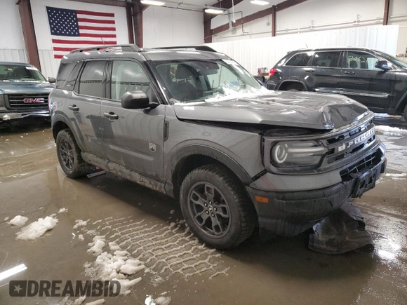 2022 Ford Bronco Sport Big Bend z VIN 3FMCR9B68NRD27936, wystawiony jako Copart lot #51014775 z przebiegiem 82 685 mil mil oraz Szkoda całkowita • Salvage title. Historia ofert i sprzedaży dostępna na DreamBid. Obrazek 4.