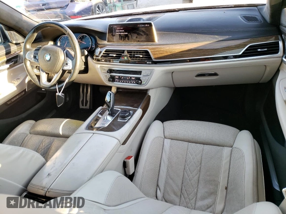 2016 BMW 7 Series 750i xDrive with VIN WBA7F2C52GG417621, listed as a Copart auction lot 72377382 with 0 mi miles. Bid and sale history available at carsss.com. Image 8.