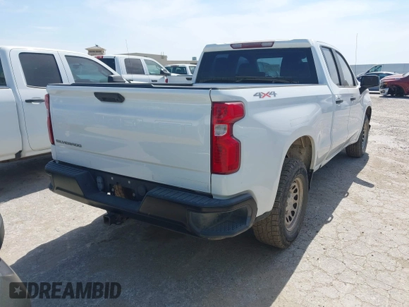 2020 Chevrolet Silverado 1500 Work Truck with VIN 1GCRYAEF3LZ178648, listed as a IAAI auction lot 42223791 with 69,287 mi miles and . Bid and sale history available at DreamBid. Image 4.