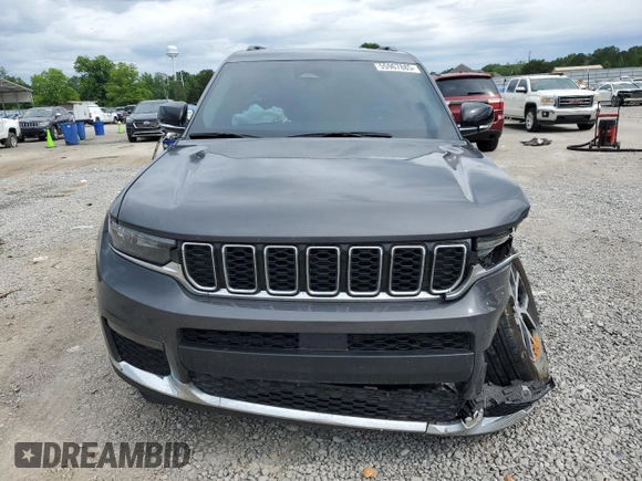2023 Jeep Grand Cherokee Limited with VIN 1C4RJKBGXP8855861, listed as a Copart auction lot 55967885 with 50,179 mi miles and Salvage title. Bid and sale history available at DreamBid. Image 5.
