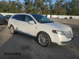 2012 Lincoln MKT EcoBoost with VIN 2LMHJ5AT3CBL51106, listed as a Copart auction lot 80360094 with 67,386 mi miles and Non Repairable. Bid and sale history available at DreamBid. Image 4.