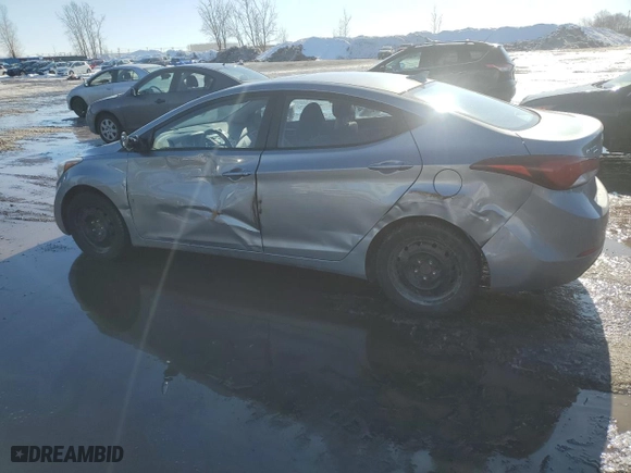 2016 Hyundai Elantra Value Edition with VIN KMHDH4AE1GU507385, listed as a Copart auction lot 46681635 with 95,735 mi miles and Salvage Title. Bid and sale history available at carsss.com. Image 2.