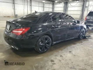 2018 Mercedes-Benz CLA with VIN WDDSJ4GB2JN675086, listed as a Copart auction lot 48547775 with 49,912 mi miles and Salvage Title. Bid and sale history available at carsss.com. Image 3.
