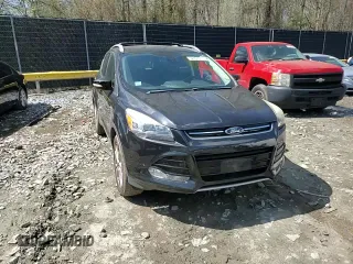 2015 Ford Escape Titanium with VIN 1FMCU9J9XFUB11123, listed as a Copart auction lot 52191015 with 77,541 mi miles and Salvage Title. Bid and sale history available at carsss.com. Image 12.