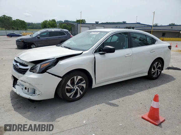 2022 Subaru Legacy with VIN 4S3BWAB63N3026399, listed as a Copart auction lot 60761355 with Not provided miles and Salvage title. Bid and sale history available at DreamBid. Image 1.