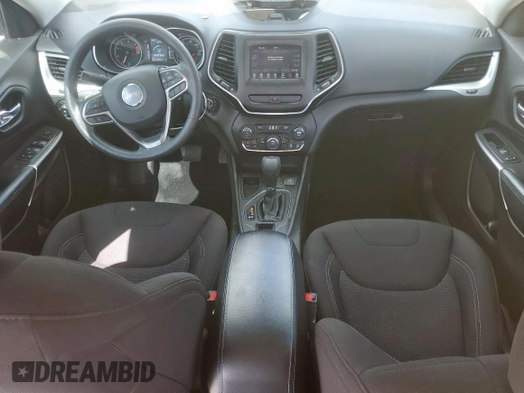 2019 Jeep Cherokee Latitude with VIN 1C4PJLCB3KD164896, listed as a Copart auction lot 64172205 with 107,433 mi miles and Salvage title. Bid and sale history available at DreamBid. Image 8.