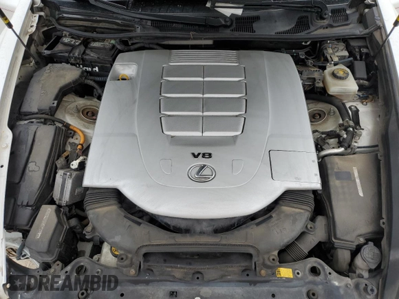2012 Lexus LS 460 with VIN JTHCL5EF2C5015183, listed as a Copart auction lot 45860465 with 127,876 mi miles and Salvage title. Bid and sale history available at DreamBid. Image 11.