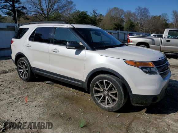 2015 Ford Explorer XLT with VIN 1FM5K8D8XFGB46061, listed as a Copart auction lot 51047835 with 118,885 mi miles and Salvage Title. Bid and sale history available at DreamBid. Image 4.