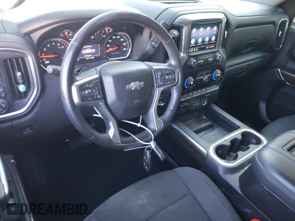 2021 Chevrolet Silverado 1500 LT Trail Boss with VIN 1GCPYFELXMZ378955, listed as a Copart auction lot 47390075 with 52,013 mi miles and Salvage Title. Bid and sale history available at DreamBid. Image 8.