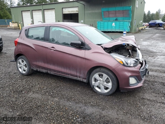 2020 Chevrolet Spark LS with VIN KL8CB6SA5LC457415, listed as a Copart auction lot 46685545 with 52,095 mi miles and Clean Title. Bid and sale history available at carsss.com. Image 4.
