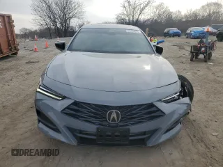 2025 Acura TLX w/A-Spec Package with VIN 19UUB6F56SA000665, listed as a Copart auction lot 45794825 with 2,885 mi miles and Salvage Title. Bid and sale history available at DreamBid. Image 5.