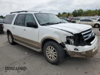 2014 Ford Expedition EL XLT with VIN 1FMJK1J56EEF44667, listed as a Copart auction lot 68951694 with 138,419 mi miles and Salvage Title. Bid and sale history available at carsss.com. Image 4.