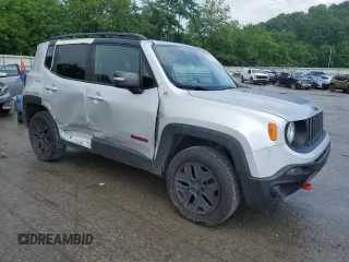2018 Jeep Renegade Trailhawk с VIN ZACCJBCB7JPG93731, выставлен на аукционе Copart как лот 60028905 с пробегом 96 795 миль миль и Списание • Salvage title. История ставок и продаж доступна на DreamBid. Изображение 4.