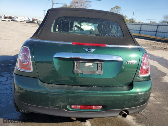 2015 MINI Cooper Convertible with VIN WMWZN3C53FT862148, listed as a Copart auction lot 76911714 with 56,065 mi miles and Salvage Title. Bid and sale history available at carsss.com. Image 6.