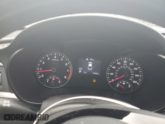 2020 Kia Optima SE with VIN 5XXGT4L30LG412845, listed as a Copart auction lot 59917475 with 77,400 mi miles and Salvage title. Bid and sale history available at DreamBid. Image 9.