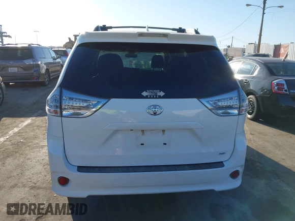 2018 Toyota Sienna SE with VIN 5TDXZ3DC9JS958563, listed as a IAAI auction lot 41650952 with 127,636 mi miles and . Bid and sale history available at DreamBid. Image 16.