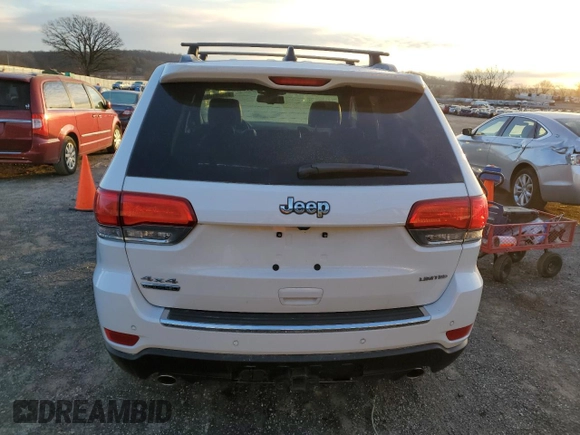 2016 Jeep Grand Cherokee Limited with VIN 1C4RJFBM2GC326818, listed as a Copart auction lot 87523395 with 154,503 mi miles and Clean title. Bid and sale history available at DreamBid. Image 6.