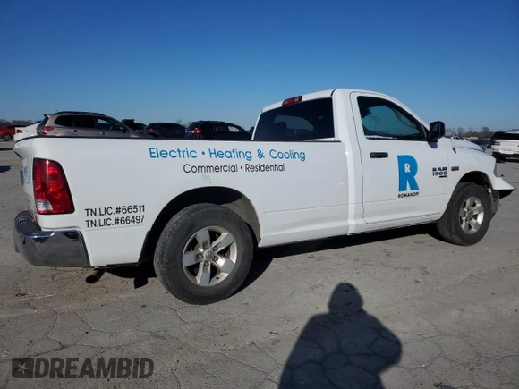 2021 Ram 1500 Tradesman with VIN 3C6JR6DT7MG538785, listed as a Copart auction lot 87669655 with 82,005 mi miles and Salvage title. Bid and sale history available at DreamBid. Image 3.