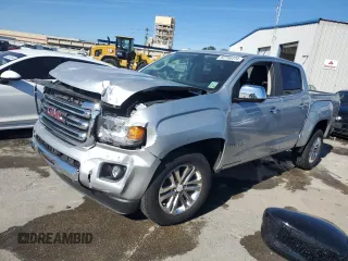 2018 GMC Canyon 2WD SLT with VIN 1GTG5DEN9J1109869, listed as a Copart auction lot 82796414 with 86,066 mi miles and Salvage Title. Bid and sale history available at carsss.com. Image 1.