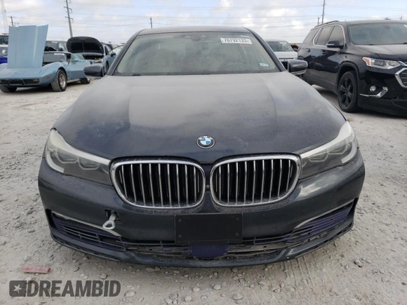 2017 BMW 7 Series 740i xDrive with VIN WBA7E4C5XHGU99064, listed as a Copart auction lot 70792133 with 122,264 mi miles. Bid and sale history available at carsss.com. Image 5.