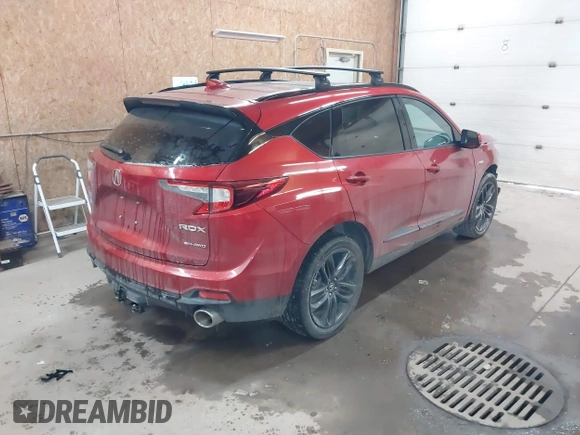 2021 Acura RDX w/A-Spec Package with VIN 5J8TC2H61ML036648, listed as a IAAI auction lot 41509780 with 30,847 mi miles. Bid and sale history available at carsss.com. Image 4.