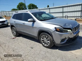 2021 Jeep Cherokee Latitude Lux with VIN 1C4PJLMX6MD103653, listed as a Copart auction lot 57706995 with 74,993 mi miles and Salvage title. Bid and sale history available at DreamBid. Image 4.