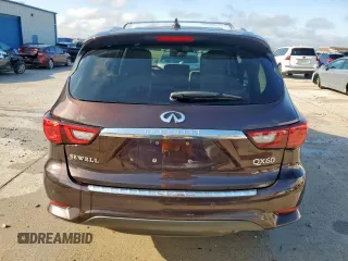2019 Infiniti QX60 Pure with VIN 5N1DL0MN0KC504592, listed as a Copart auction lot 57896385 with 99,185 mi miles and Salvage title. Bid and sale history available at DreamBid. Image 6.