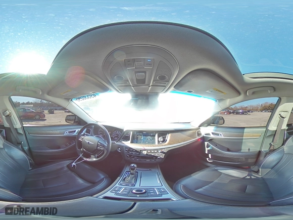2015 Hyundai Genesis 5.0L with VIN KMHGN4JF7FU021001, listed as a Copart auction lot 49530295 with 111,281 mi miles and Salvage Title. Bid and sale history available at carsss.com. Image 13.