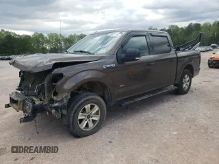 2015 Ford F-150 XLT with VIN 1FTEW1EP3FFC87968, listed as a Copart auction lot 52022795 with 204,904 mi miles and Salvage Title. Bid and sale history available at carsss.com. Image 1.