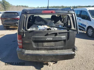 2012 Jeep Liberty Sport with VIN 1C4PJLAK4CW110404, listed as a Copart auction lot 47061095 with 216,103 mi miles and Salvage Title. Bid and sale history available at carsss.com. Image 6.