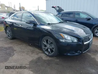 2014 Nissan Maxima S with VIN 1N4AA5AP9EC908498, listed as a IAAI auction lot 41945171 with 130,090 mi miles and . Bid and sale history available at DreamBid. Image 1.