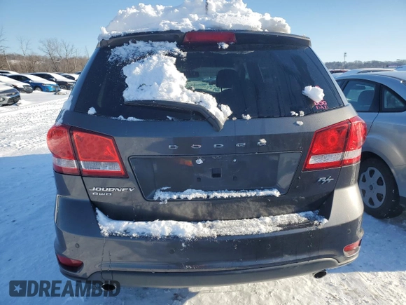 2015 Dodge Journey R/T z VIN 3C4PDDEG4FT612004, wystawiony jako Copart lot #87754405 z przebiegiem 125 479 mil mil oraz Szkoda całkowita • Salvage title. Historia ofert i sprzedaży dostępna na DreamBid. Obrazek 6.