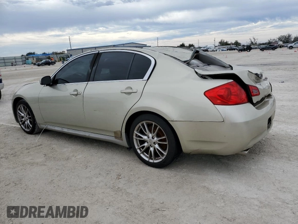 2007 Infiniti G35 Sport with VIN JNKBV61E57M703179, listed as a Copart auction lot 78223534 with 174,623 mi miles and Salvage Title. Bid and sale history available at DreamBid. Image 2.