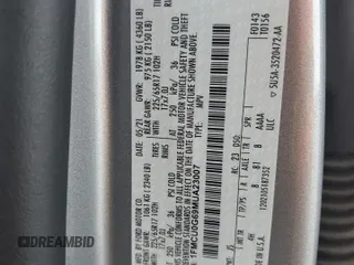 2021 Ford Escape SE with VIN 1FMCU0G69MUA23007, listed as a Copart auction lot 61445085 with Not provided miles and Salvage title. Bid and sale history available at DreamBid. Image 13.