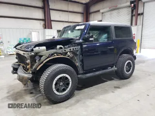 2021 Ford Bronco с VIN 1FMDE5CH0MLA60295, выставлен на аукционе Copart как лот 77109024 с пробегом 12 804 миль миль и Списание • Salvage title. История ставок и продаж доступна на DreamBid. Изображение 1.