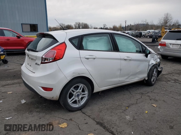 2017 Ford Fiesta SE with VIN 3FADP4EJ9HM168577, listed as a Copart auction lot 83922034 with 92,640 mi miles and Salvage Title. Bid and sale history available at carsss.com. Image 3.