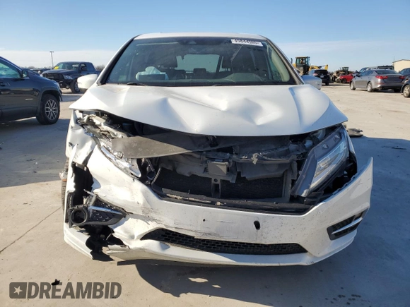 2020 Honda Odyssey Elite with VIN 5FNRL6H91LB037293, listed as a Copart auction lot 45844985 with Not Provided miles and Salvage Title. Bid and sale history available at DreamBid. Image 5.