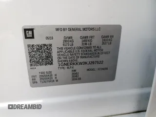2019 Chevrolet Traverse Premier with VIN 1GNERKKW3KJ297522, listed as a Copart auction lot 47636515 with 111,885 mi miles and Salvage Title. Bid and sale history available at carsss.com. Image 14.