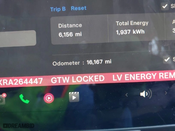 2024 Tesla Model Y Long Range with VIN 7SAYGDEEXRA264447, listed as a IAAI auction lot 41667885 with 16,167 mi miles. Bid and sale history available at carsss.com. Image 7.