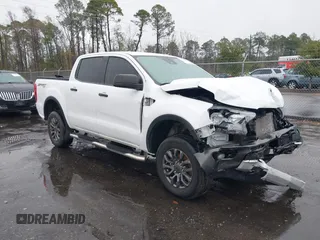 2021 Ford Ranger XL with VIN 1FTER4FH0MLD15496, listed as a IAAI auction lot 41306468 with 81,992 mi miles. Bid and sale history available at carsss.com. Image 1.