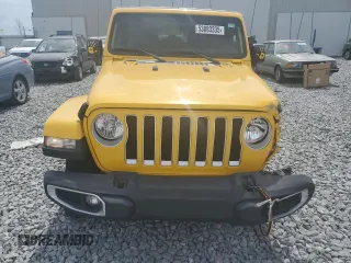 2019 Jeep Wrangler Unlimited Sahara with VIN 1C4HJXEN4KW593715, listed as a Copart auction lot 53883335 with 83,349 mi miles and Salvage Title. Bid and sale history available at DreamBid. Image 5.