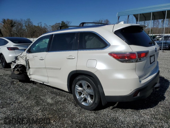 2015 Toyota Highlander Limited z VIN 5TDDCRFH5FS009440, wystawiony jako Copart lot #48579615 z przebiegiem 155 435 mil mil oraz Szkoda całkowita • Salvage title. Historia ofert i sprzedaży dostępna na DreamBid. Obrazek 2.