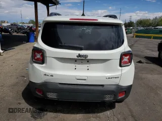 2020 Jeep Renegade Limited with VIN ZACNJBD12LPM02664, listed as a Copart auction lot 55297675 with 58,957 mi miles and Salvage title. Bid and sale history available at DreamBid. Image 6.
