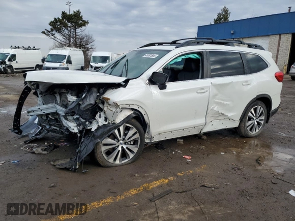 2021 Subaru Ascent Limited с VIN 4S4WMAPDXM3451059, выставлен на аукционе Copart как лот 46691805 с пробегом Не указан миль и Списание • Salvage title. История ставок и продаж доступна на DreamBid. Изображение 1.