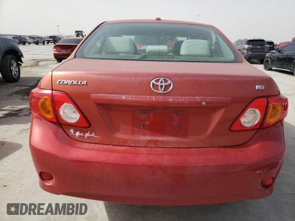 2010 Toyota Corolla with VIN JTDBU4EE7A9122764, listed as a Copart auction lot 49277855 with 75,617 mi miles and Salvage Title. Bid and sale history available at DreamBid. Image 6.