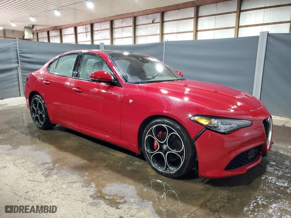 2023 Alfa Romeo Giulia Veloce with VIN ZARFAMBN1P7670638, listed as a Copart auction lot 44301935 with 47,431 mi miles and Clean Title. Bid and sale history available at carsss.com. Image 4.